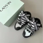 Lanvin Curb Sneaker Black Grey (1)